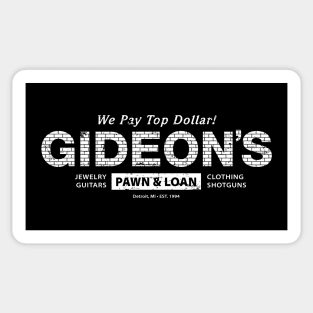 Gideon's Pawn & Loan Brick Sticker